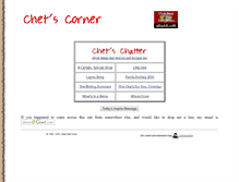 Tablet Screenshot of chetscorner.com