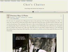 Tablet Screenshot of chatter.chetscorner.com